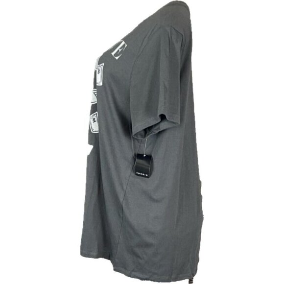 Hasbro L Gray Crew Neck Monopoly Expensive Taste Money Graphic Short Sleeve Tee - Picture 5 of 6